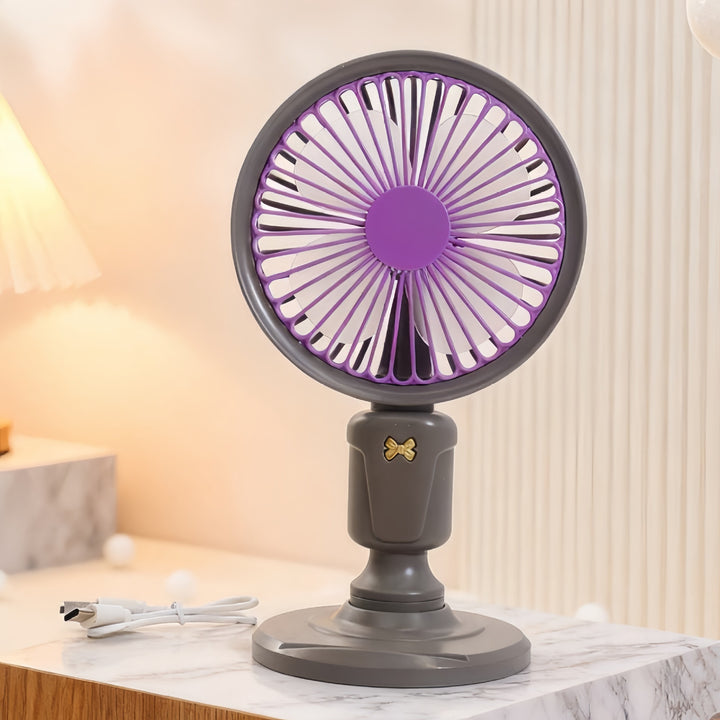 Portable USB Desk Fan with Flexible Tilt Mechanism Kalsten