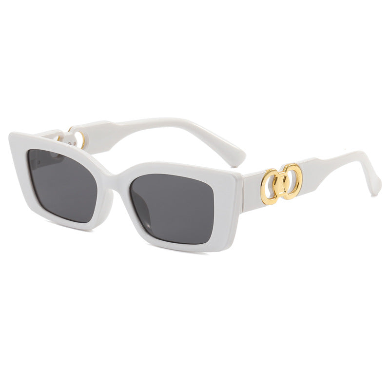 Women's fashionable square sunglasses with glamorous accents Kalsten