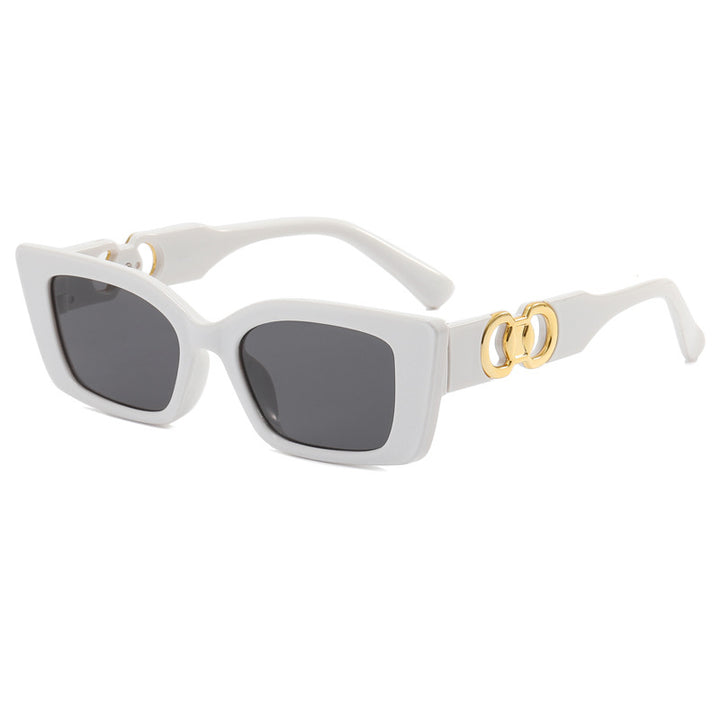 Women's fashionable square sunglasses with glamorous accents Kalsten