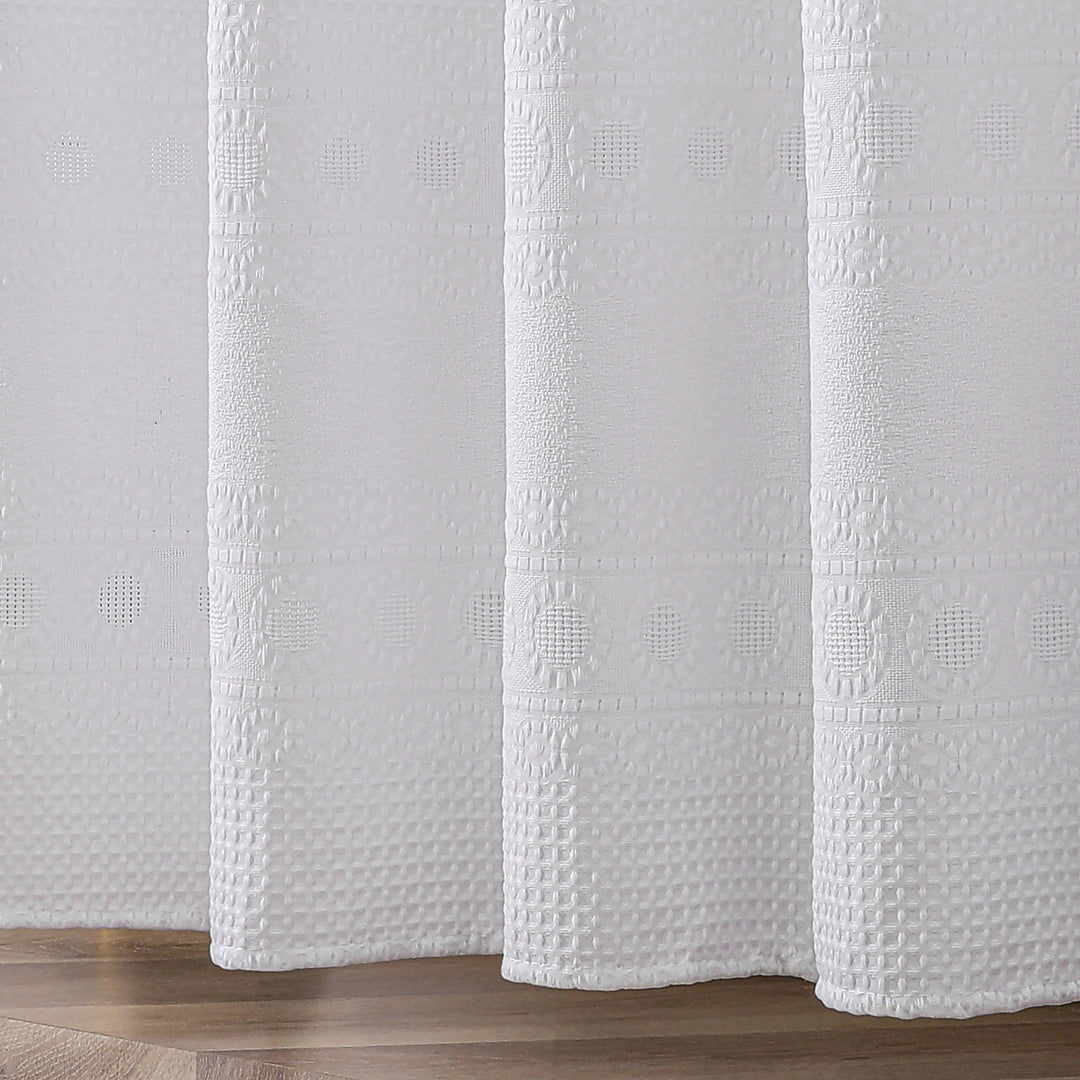 Textured Embossed Shower Curtain Kalsten