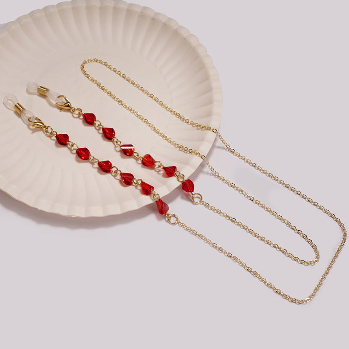 Elegant Beaded Eyewear Chain Kalsten
