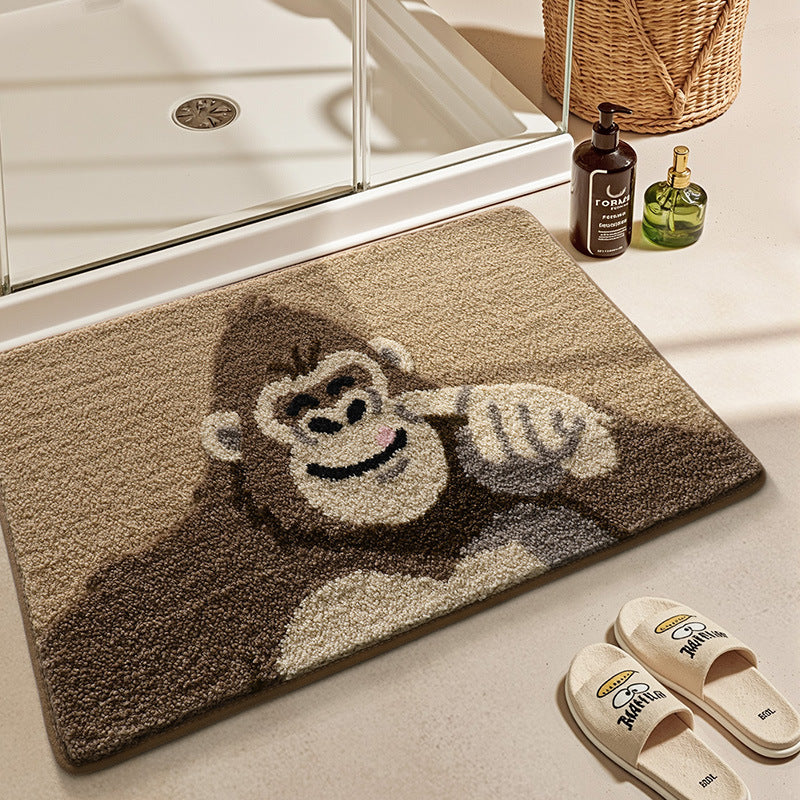 Turtle-Themed Plush Bath Mat Kalsten