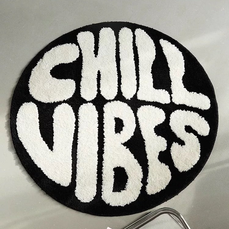 Round Plush Area Rug