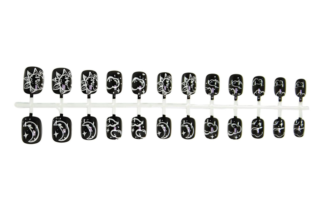 Acrylic nail set with mystical animal designs Kalsten
