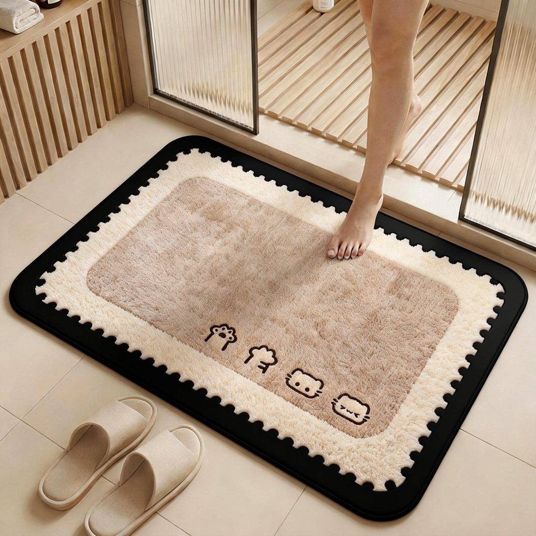 Plush Memory Foam Bath Mat