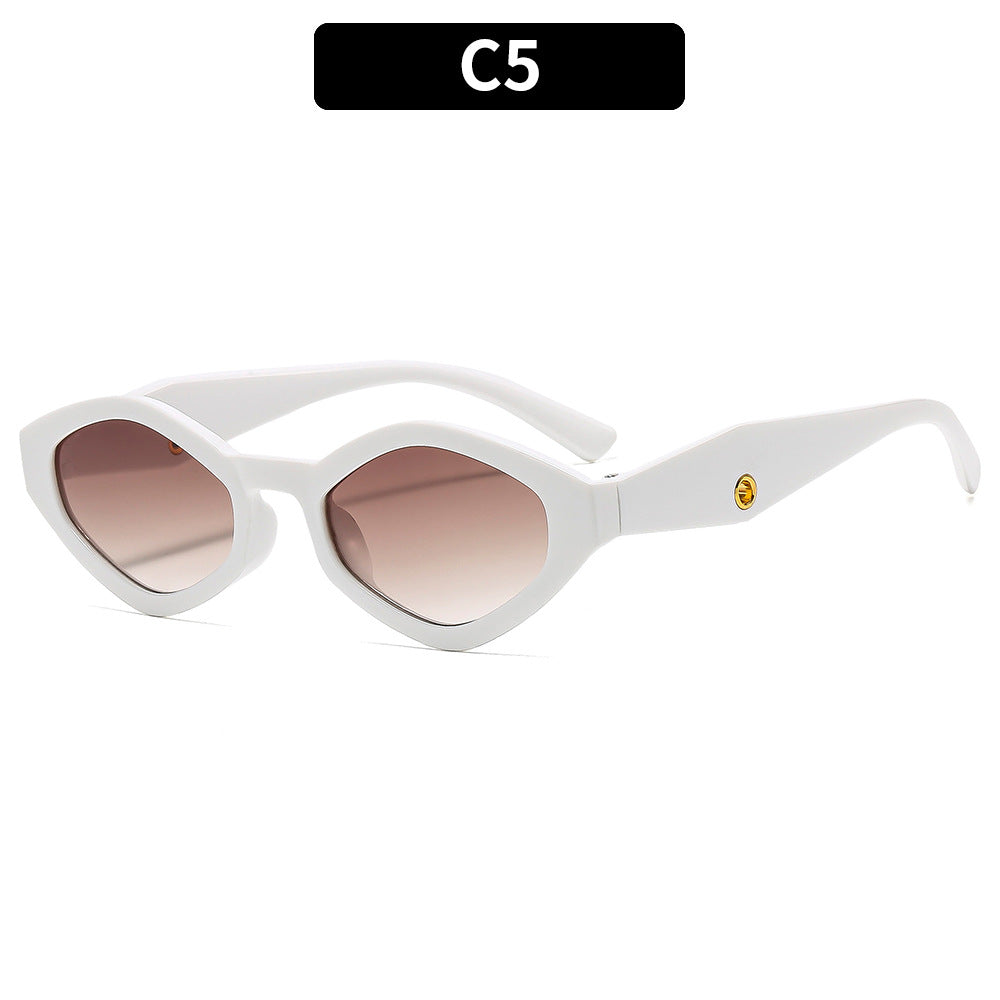 Fashionable Geometric Frame Sunglasses