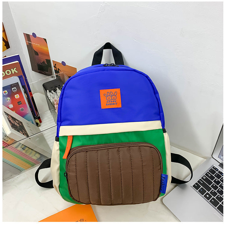 Color-Block Casual Backpack Kalsten