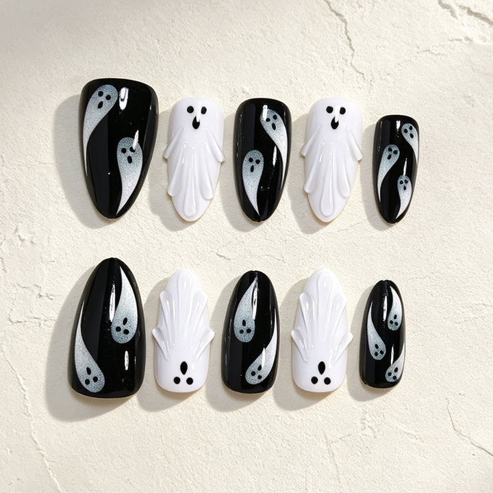 Halloween Ghost Nail Art Kalsten