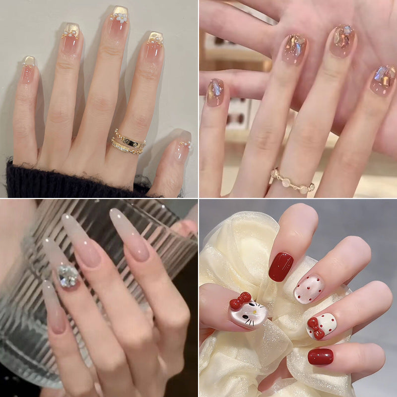 Elegant Botanical Press-On Nails Kalsten