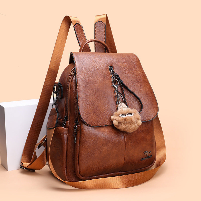 Stylish Multi-Function Leather Backpack Kalsten