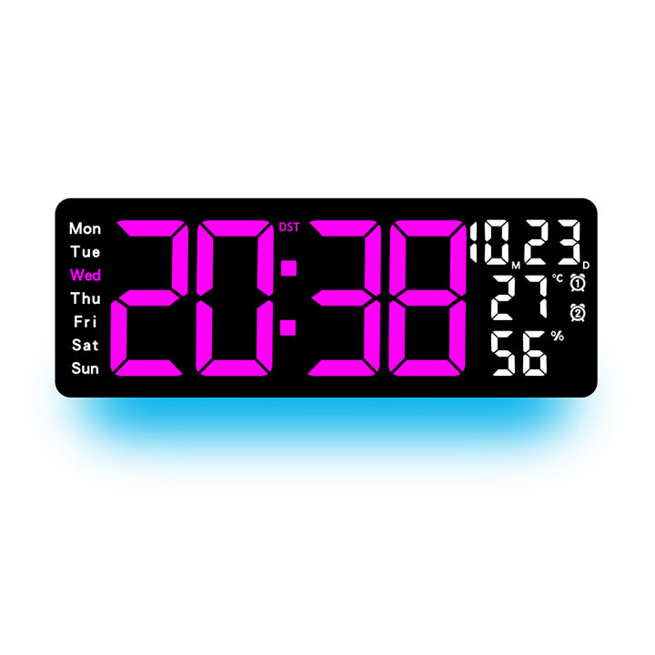 Digital Multi-Function Alarm Clock with Color LED Display Kalsten