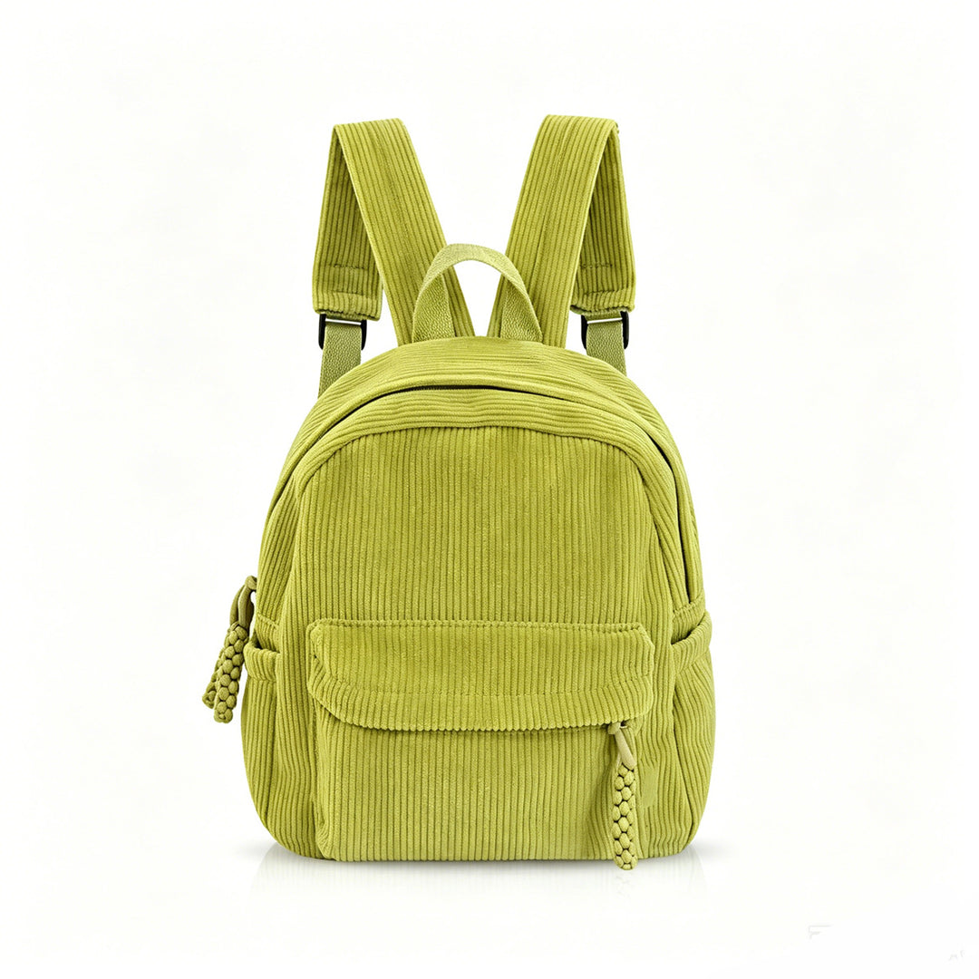 Compact Corduroy Backpack