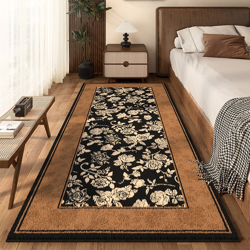 Floral Print Runner Rug