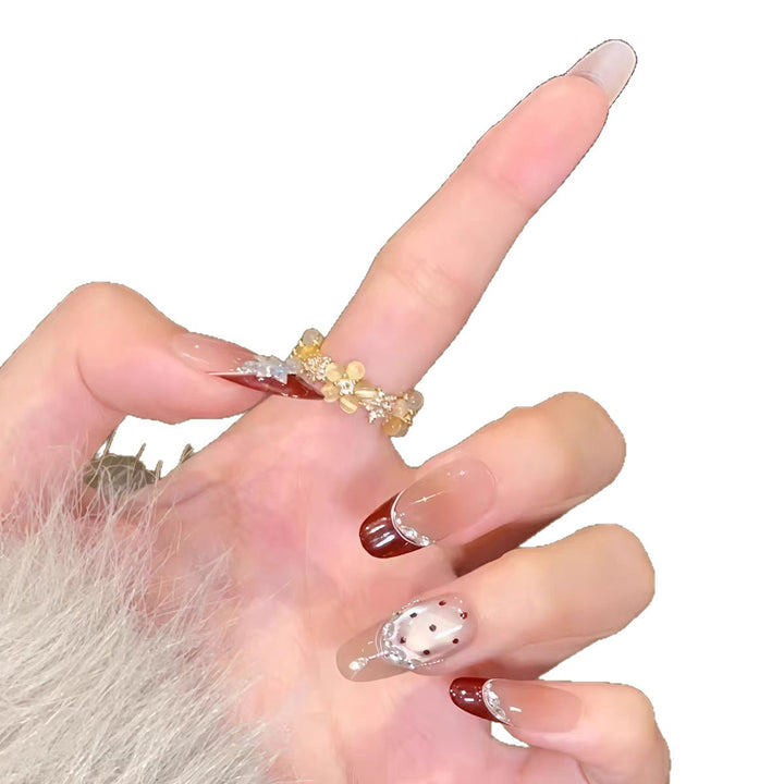 Artificial nails with elegant ombre look Kalsten