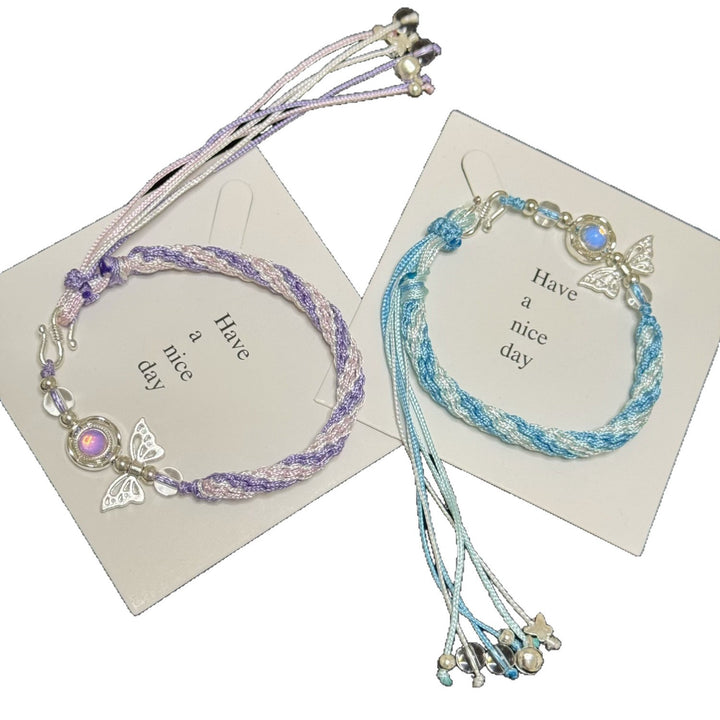 Butterfly Charm Adjustable Friendship Bracelet Kalsten