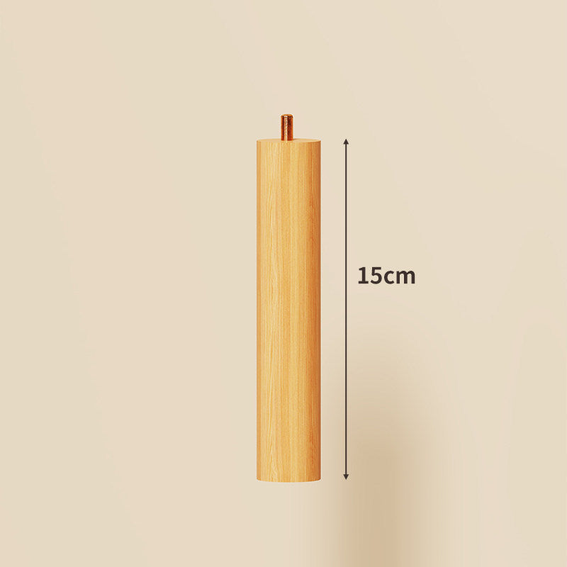 Compact Square Bamboo Shelf Panel with Rounded Corners and Pre-Drilled Mounting Holes