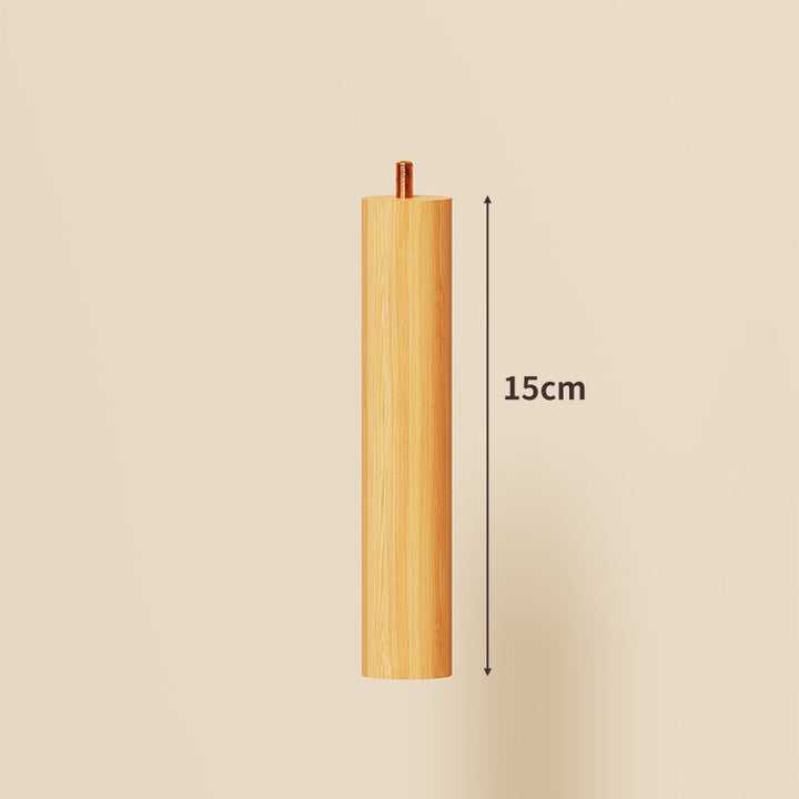 Compact Square Bamboo Shelf Panel with Rounded Corners and Pre-Drilled Mounting Holes