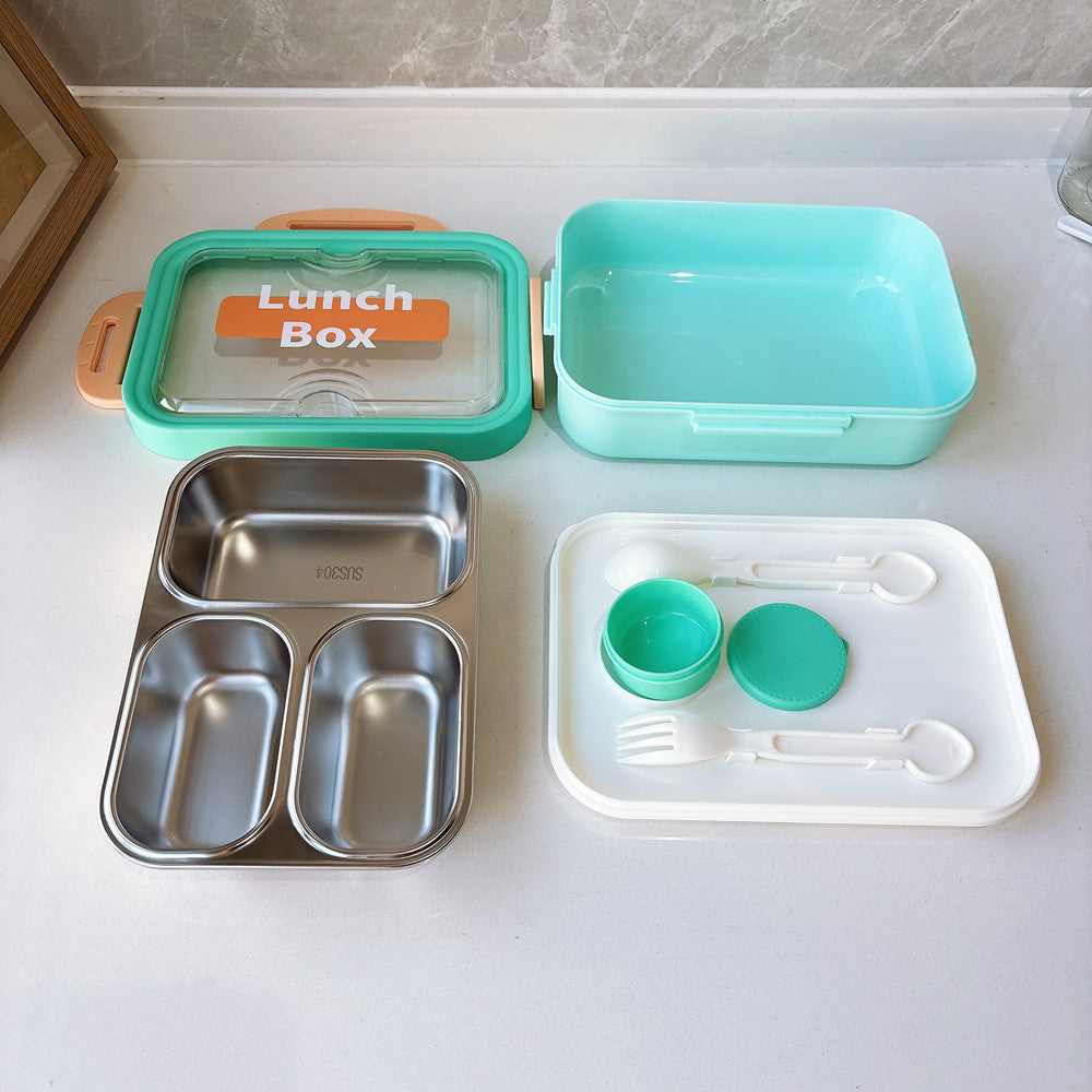 Multi-Compartment Airtight Lunch Box