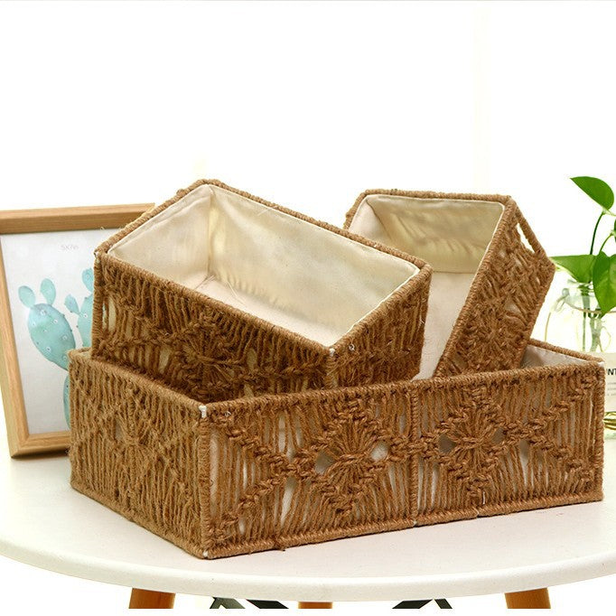Artisan Macramé Storage Baskets