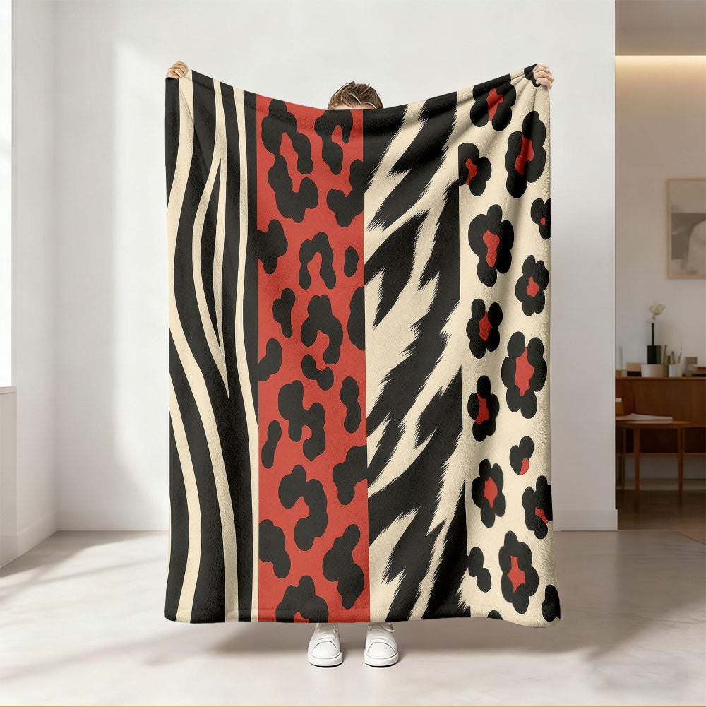 Music-Themed Fleece Blanket
