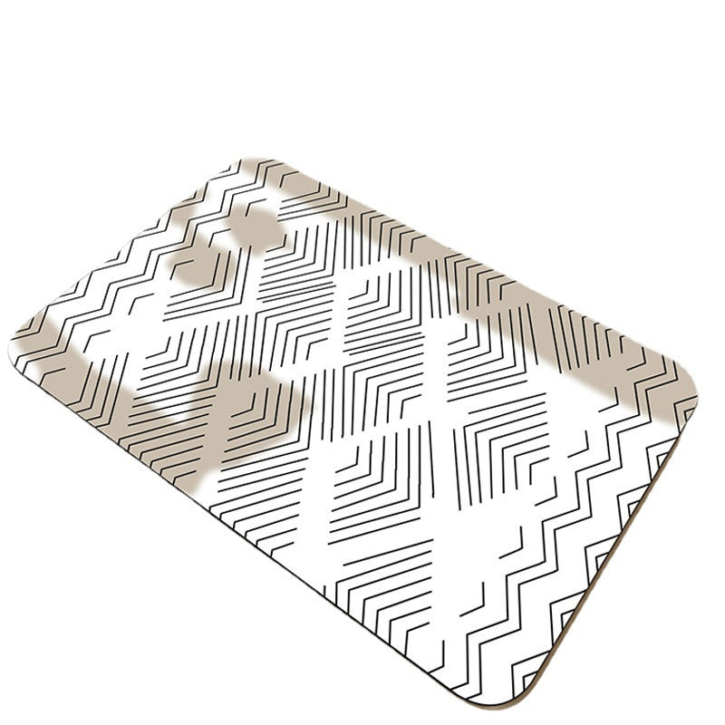 Stylish Geometric Pattern Comfort Mat
