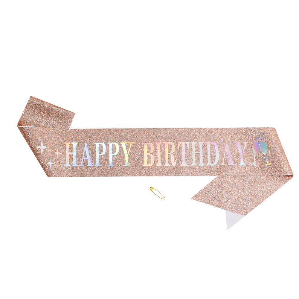 Women Funkenkrone with "Happy Birthday" lettering Kalsten