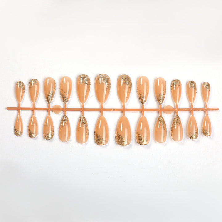 Glittery Press-On Nail Set Kalsten