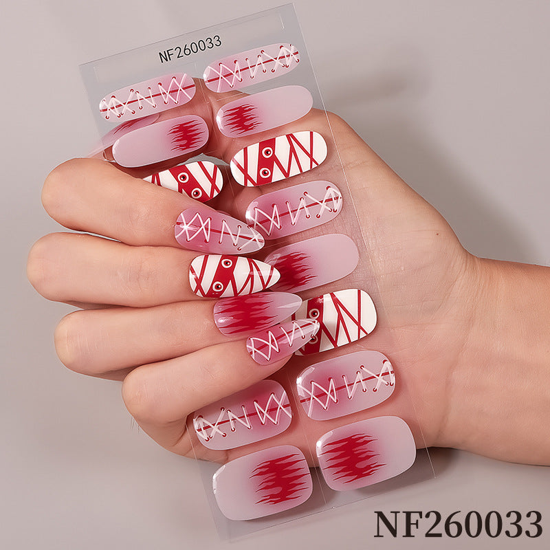 Halloween-Inspired Nail Art Wraps