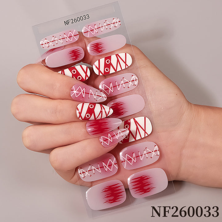 Halloween-Inspired Nail Art Wraps