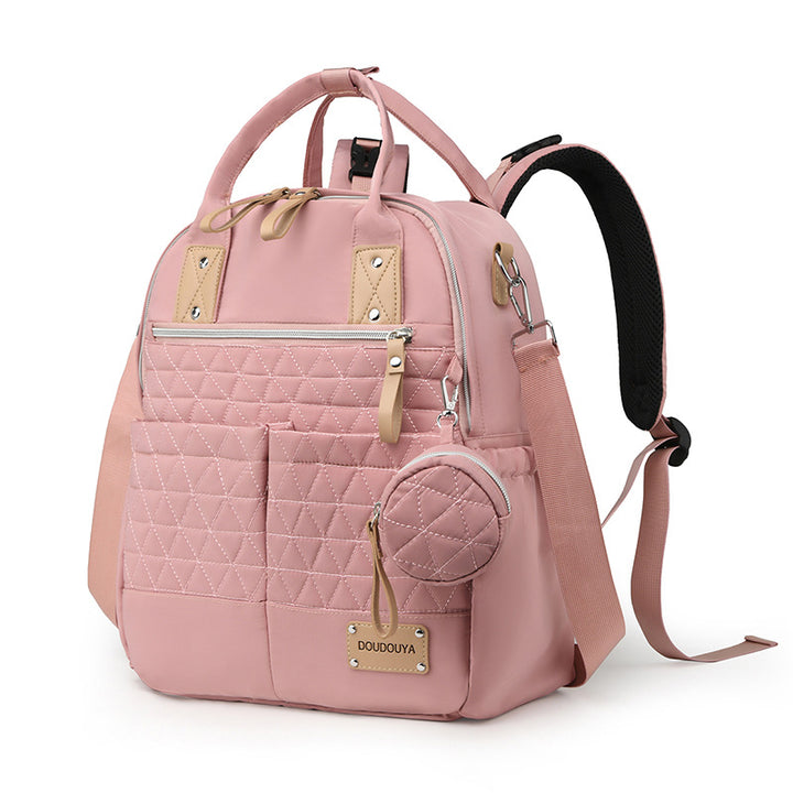Quilted Multi-Function Backpack Kalsten
