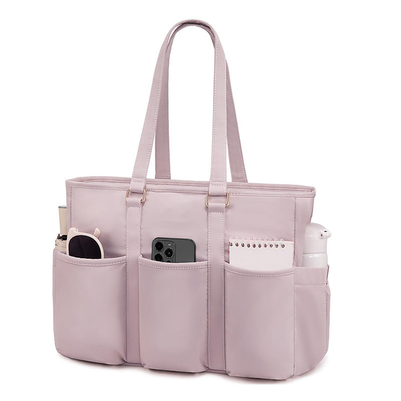 Spacious everyday tote bag with practical outer pockets Kalsten