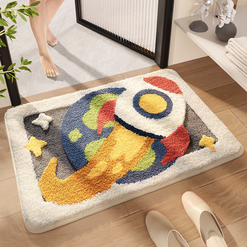 Floral Bath Mat Kalsten