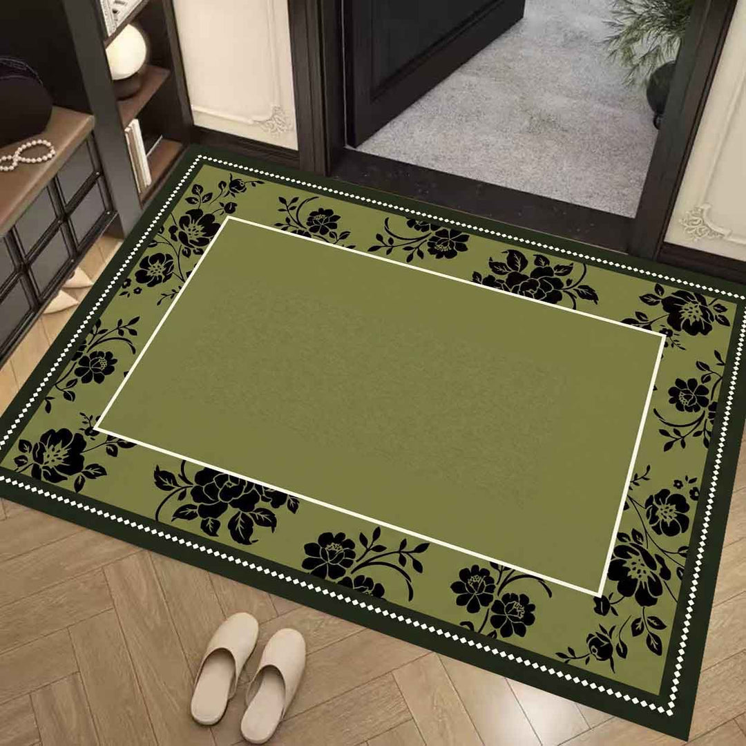 Decorative Floral Door Mat