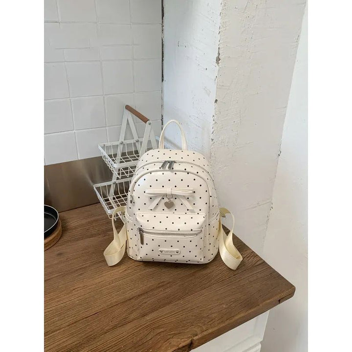 Polka-Dot Decorative Mini Backpack Kalsten