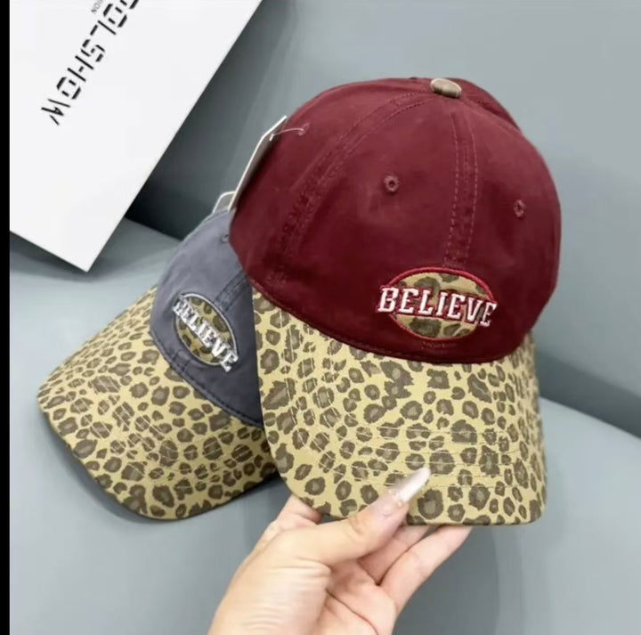 Women's Casual Leopard Print Baseball Cap Kalsten