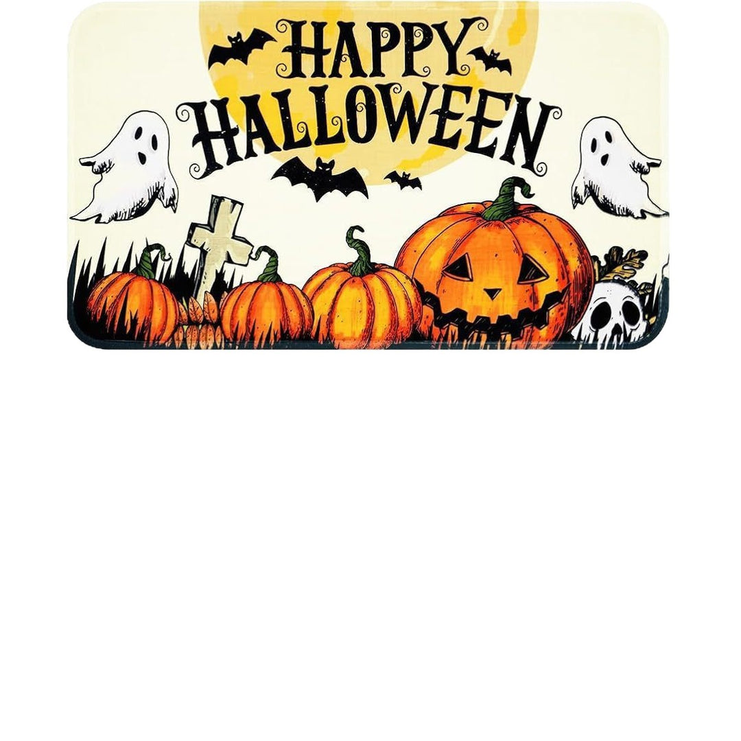 Halloween-Themed Decorative Mat