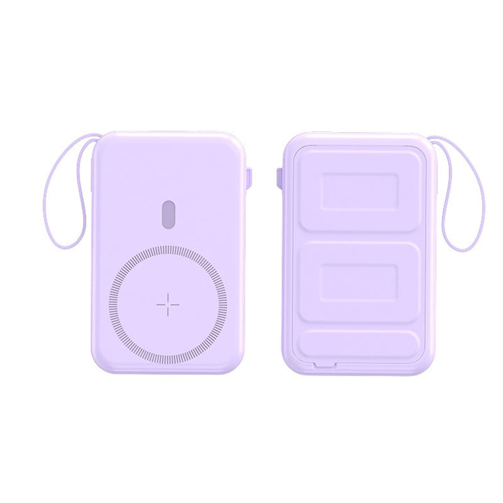 Portable Wireless Powerbank with Integrated Charging Pad Kalsten