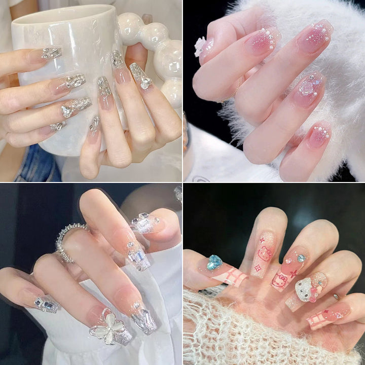 Creative Themed Press-On Nail Art Set Kalsten