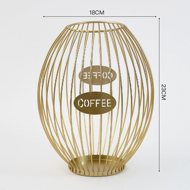 Contemporary Coffee Storage Basket