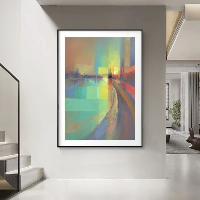 Abstract Impressionist Canvas Wall Art