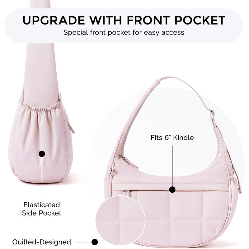 Fashionable shoulder bag with textured design Kalsten