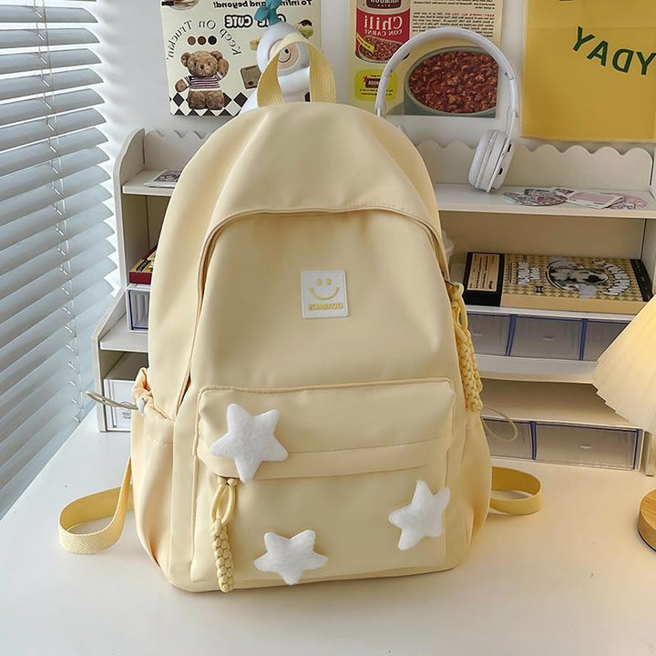 Charming Playful Star-Embellished Backpack