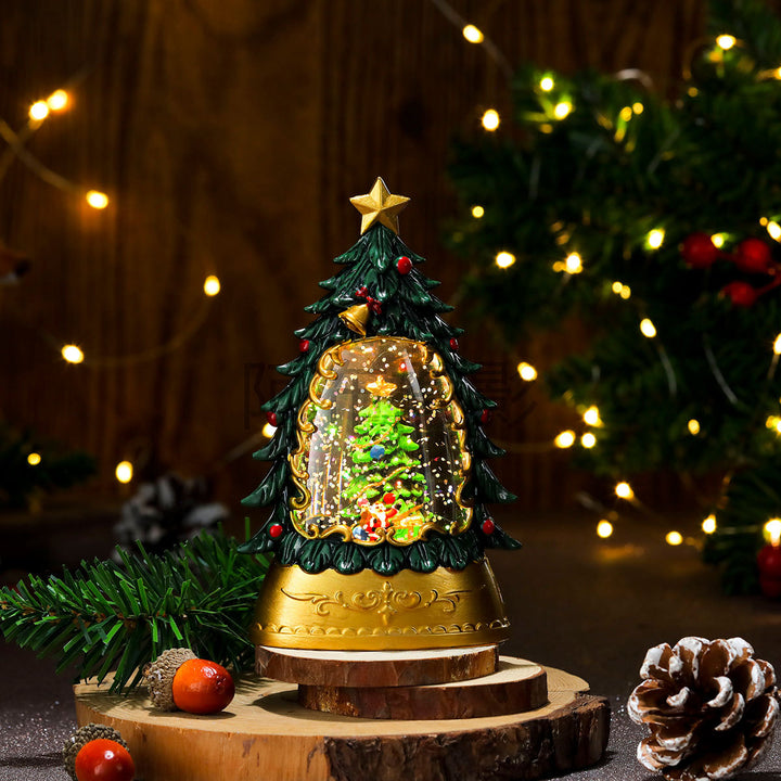LED Illuminated Holiday Snow Globe Decoration Kalsten