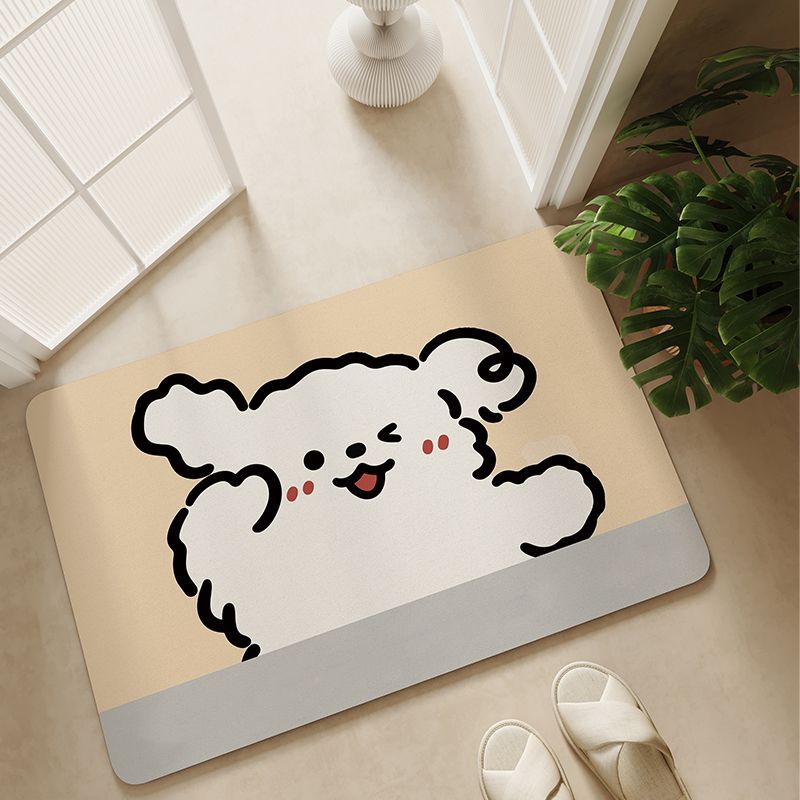 Playful Animal-Themed Area Mat