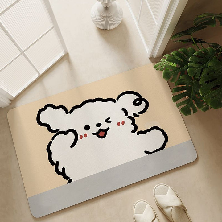 Playful Animal-Themed Area Mat