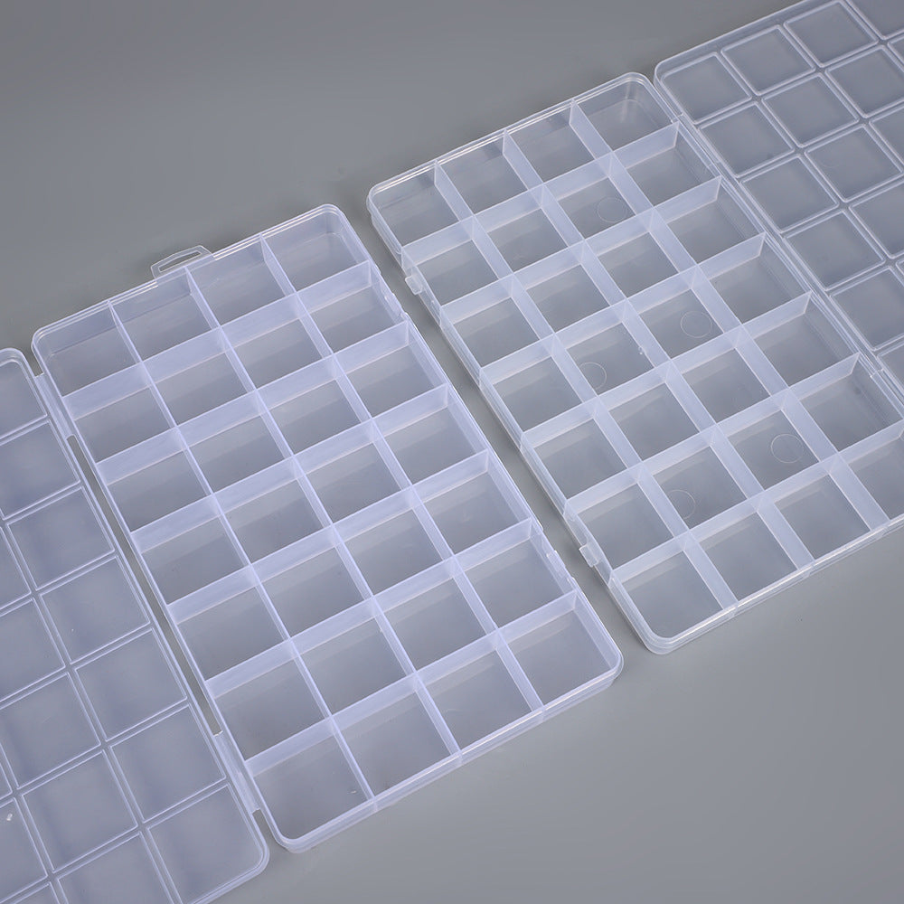 Transparent Multi-Compartment Storage Organizer Box Kalsten