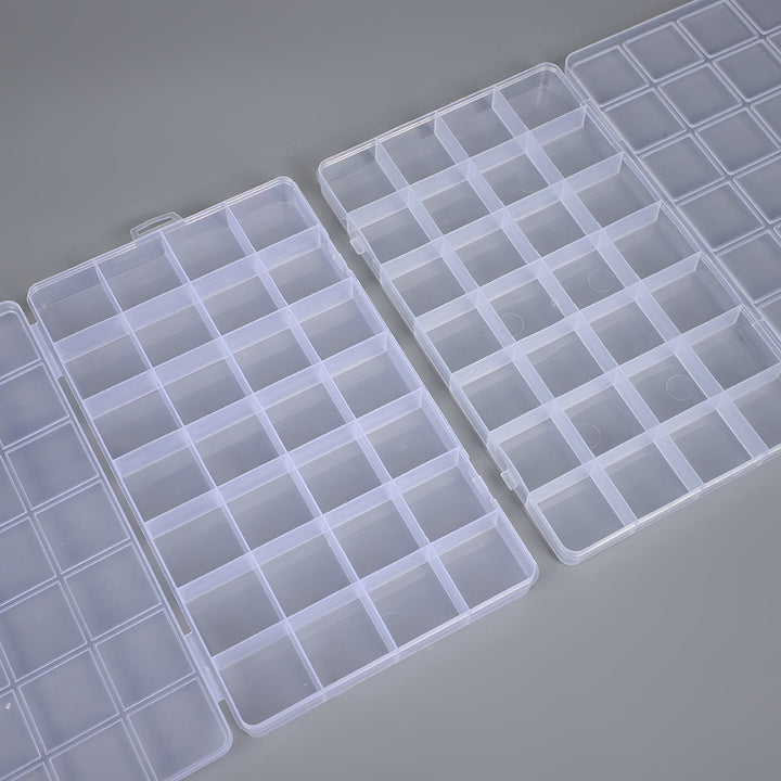 Transparent Multi-Compartment Storage Organizer Box Kalsten