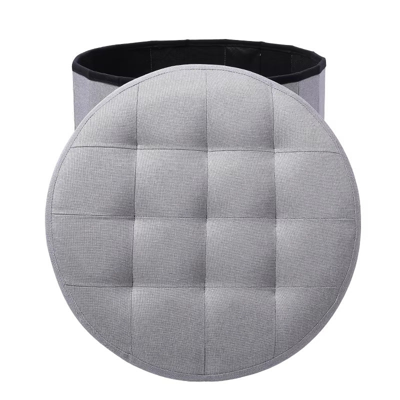 Folding Storage Pouf Kalsten