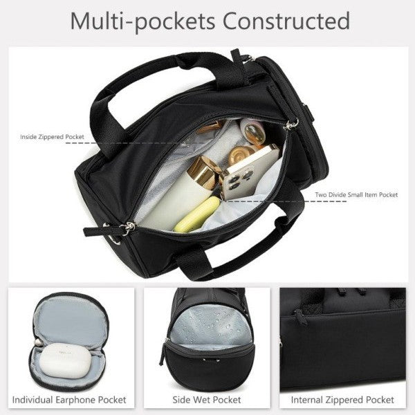 Robust sports bag with additional compartment Kalsten
