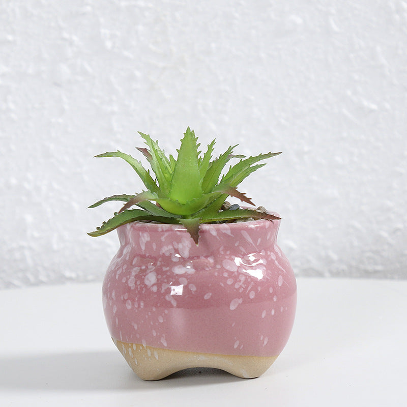 Contemporary Curved Ceramic Vase Kalsten